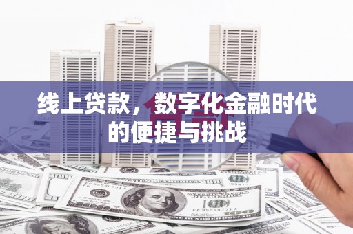 龙湖线上贷款，数字化金融时代的便捷与挑战