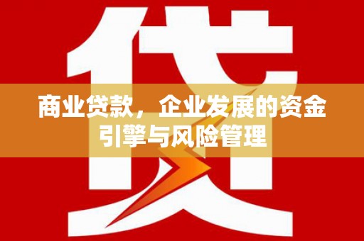 龙湖商业贷款，企业发展的资金引擎与风险管理