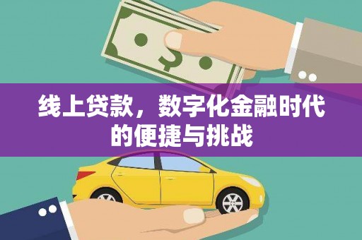龙湖线上贷款，数字化金融时代的便捷与挑战