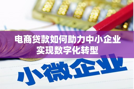 龙湖电商贷款如何助力中小企业实现数字化转型