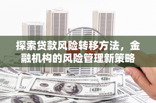 龙湖探索贷款风险转移方法，金融机构的风险管理新策略