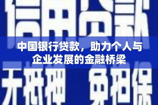 龙湖中国银行贷款，助力个人与企业发展的金融桥梁