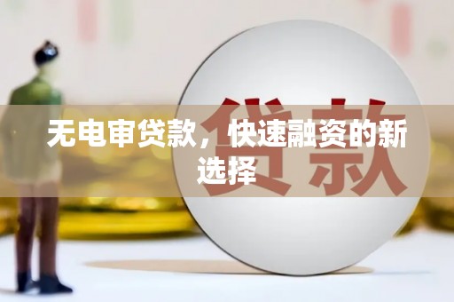 龙湖无电审贷款，快速融资的新选择