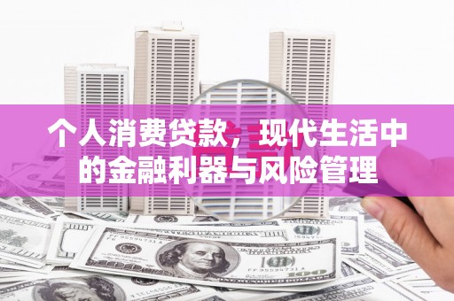 龙湖个人消费贷款，现代生活中的金融利器与风险管理