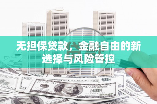 龙湖无担保贷款，金融自由的新选择与风险管控