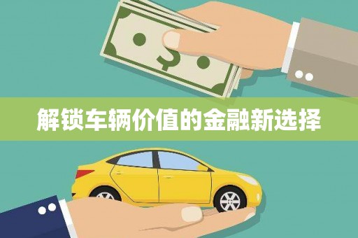 龙湖解锁车辆价值的金融新选择