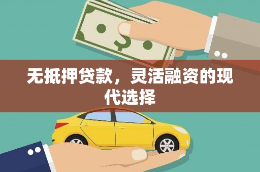龙湖无抵押贷款，灵活融资的现代选择