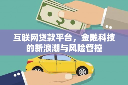 龙湖互联网贷款平台，金融科技的新浪潮与风险管控