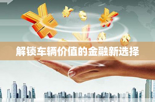 龙湖解锁车辆价值的金融新选择
