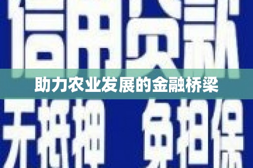 龙湖助力农业发展的金融桥梁