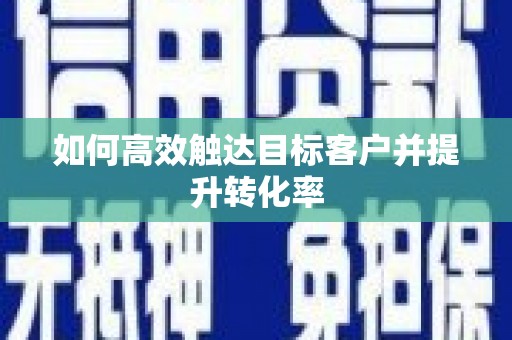 龙湖如何高效触达目标客户并提升转化率