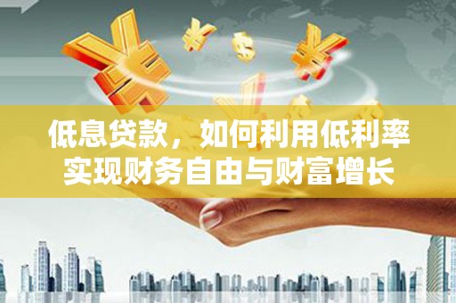 龙湖低息贷款，如何利用低利率实现财务自由与财富增长