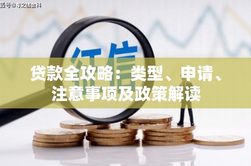 龙湖贷款全攻略：类型、申请、注意事项及政策解读